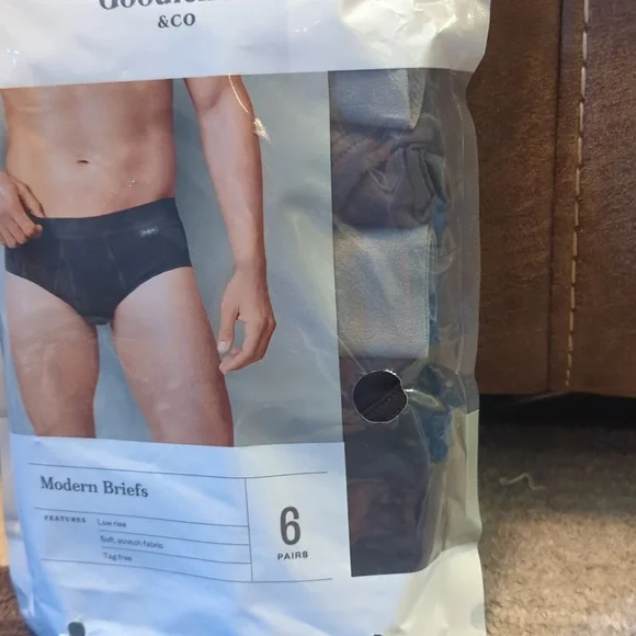 Goodfellow & Co Men's Modern Briefs 6pk - Picture 6 of 8